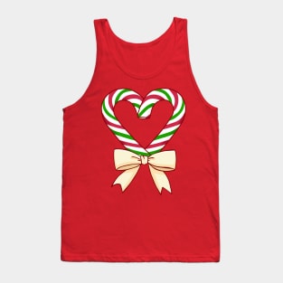 Candy Cane Heart Tank Top